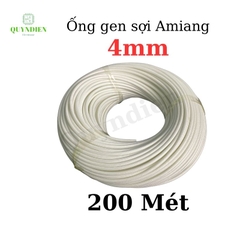 Ống Gen Sợi Thủy Tinh AMIANG Chịu Nhiệt Cao - Ống Gen Chống Cháy - Nhiều Size