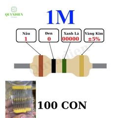 Điện trở Đài Loan 1/4W - 1M