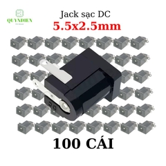 Jack, Giắc sạc DC 5.5x2.5mm Loại chân cắm