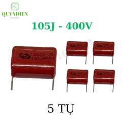 Tụ kẹo Nâu Đỏ CBB22 105J-400V
