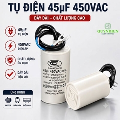 Tụ Đề Máy Bơm Nước 45uF 450VAC Tinh Chi