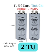 Tụ Đề Khởi Động Tinh Chi 800uF 250VAC
