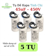Tụ Đề Máy Bơm Nước 45uF 450VAC Tinh Chi