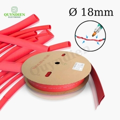 Gen co nhiệt size 18mm màu đỏ