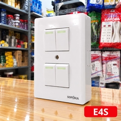 Bảng Điện TAPLO Nổi Cao Cấp 3 Ổ ắm SOPOKA
