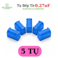 Tụ Bếp Từ 274 - 0.27uF 630VAC/1200VDC Màu Xanh Đứng
