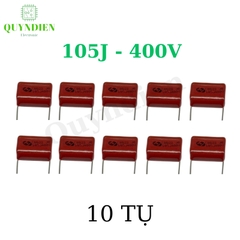 Tụ kẹo Nâu Đỏ CBB22 105J-400V