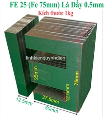 Fe silic EI lá dầy 0.5mm  [ 1kg ]