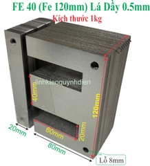 Fe silic EI lá dầy 0.5mm  [ 1kg ]