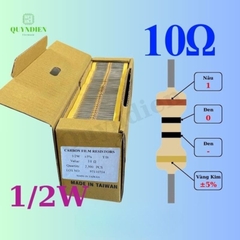 Điện trở Đài Loan 1/2W - 10Ω