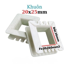 Khuôn Nhựa Quấn Biến Áp Fe Silic 20x25mm