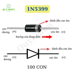 Diode Diot chỉnh Lưu 1N5399 - 1.5Ampe-1000v