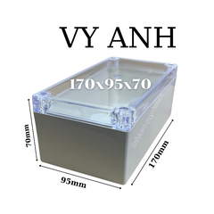 Hộp Nhựa Vy Anh 170x95x70mm Màu Trắng