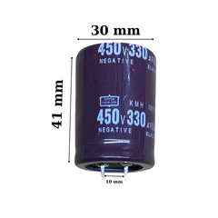Tụ lọc nguồn 330uf - 450v New (30x41mm)