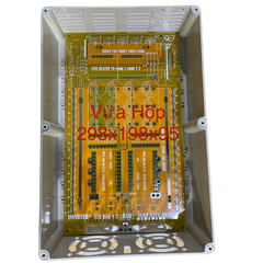 PCB bo mạch kích đ iện 32 fet nhỏ 2 biến áp E5520 đảo pha băm IGBT Auto Duty (Kèm dao động)
