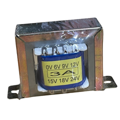 Biến áp đối xứng hạ áp 15v đôi AC vào 220v ra AC 15v-0v-15v - 3A
