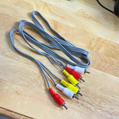 Dây Audio AV 6 Đầu RCA Hoa sen - Kết Nối Âm Thanh và Hình Ảnh Chuẩn, Dài 1.5m [1 sợi]