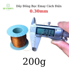 Dây ĐỒNG bọc emay cách điện size 0.30mm