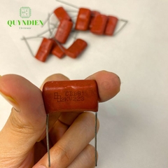 Tụ Kẹo Nâu Đỏ CBB81 2KV223