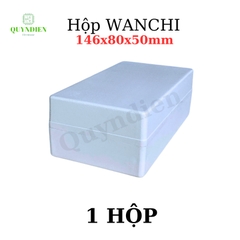 Hộp Nhựa ABS WANCHI 146x80x50mm 2fet Màu Trắng