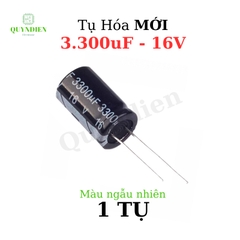 Tụ hóa 3300uf-16v 25v 35v 50v giá bán 1 tụ