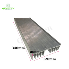 Nhôm Tản Nhiệt 10 Cánh Lớn 340x120x30mm Loại Dầy
