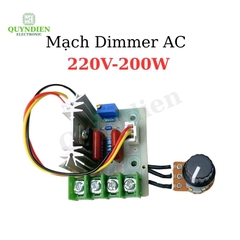 Mạch Dimmer AC 220V-200W Chiết Áp Rời