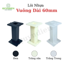 Lõi Nhựa Vuông Dài 60mm Quấn Cuộn Cảm Phân Tần Loa - Màu Đen