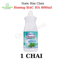 Nước rửa chén Emolan hương BẠC HÀ - 800ml