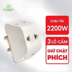 Đầu Nối Chia Điện Đa Năng 3 Cửa 2000W SOPOKA
