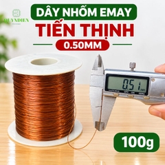 Dây Nhôm Bọc Emay TIẾN THỊNH Size 0.50mm