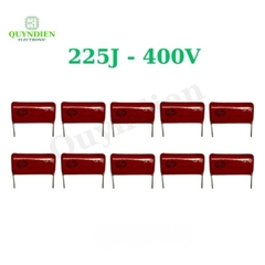 Tụ Kẹo Nâu Đỏ CL21 225J 400V