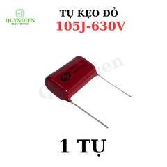 Tụ Kẹo Đỏ 105J 630V - Tụ Polyester - Điện Áp Cao