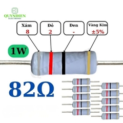 Điện Trở Dây Màng Carbon 1W 2.2R Đến 100K