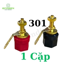 Cọc Loa Đỏ Đen 301 - Túi 100 Cái