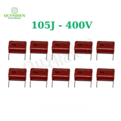 Tụ Kẹo Nâu Đỏ CBB22 105J 400V