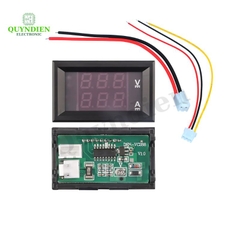 Đồng Hồ Đo Điện Áp Và Dòng Điện DC Hiển Thị Kép 0-100V 10A