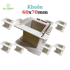 Khuôn Nhựa Quấn Biến Áp Fe Silic 60x70mm