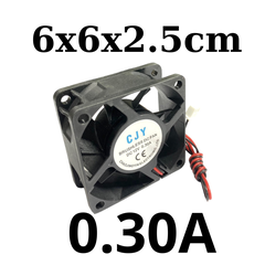 Quạt Tản Nhiệt 12V 6x6x2,5 cm Quạt không chổi than
