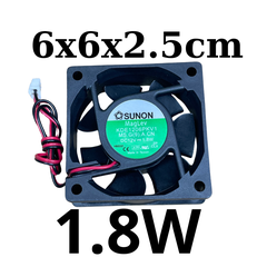 Quạt Tản Nhiệt 12V 6x6x2,5 cm Quạt không chổi than