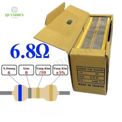 Điện trở Đài Loan 1/4W - 6.8R