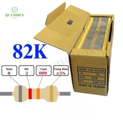Điện trở Đài Loan 1/4W - 82K