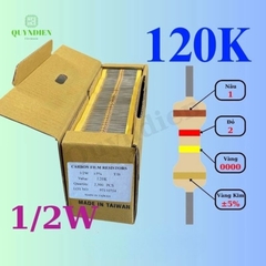 Điện trở Đài Loan 1/2W - 120K