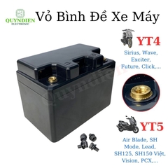 Vỏ Bình Đề Xe Máy Vy Anh YT4 YT5 Cọc Ren Xoắn