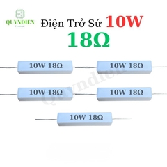 Điện Trở Sứ Nằm 10W - 18R
