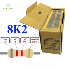 Điện trở Đài Loan 1/4W - 8K2
