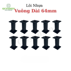Lõi Khuôn Nhựa Vuông Dài 64mm Màu Đen