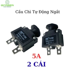 Cầu Chì Tự Động Reset 5A KYB8 125/250VAC – Bảo Vệ Quá Tải Thiết Bị Điện