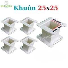Khuôn Nhựa Quấn Biến Áp Fe Silic 25x25mm