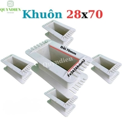 Khuôn Nhựa Quấn Biến Áp Fe Silic 28x70mm